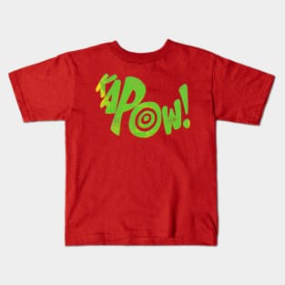 Kapow! Superhero sound effect Kids T-Shirt